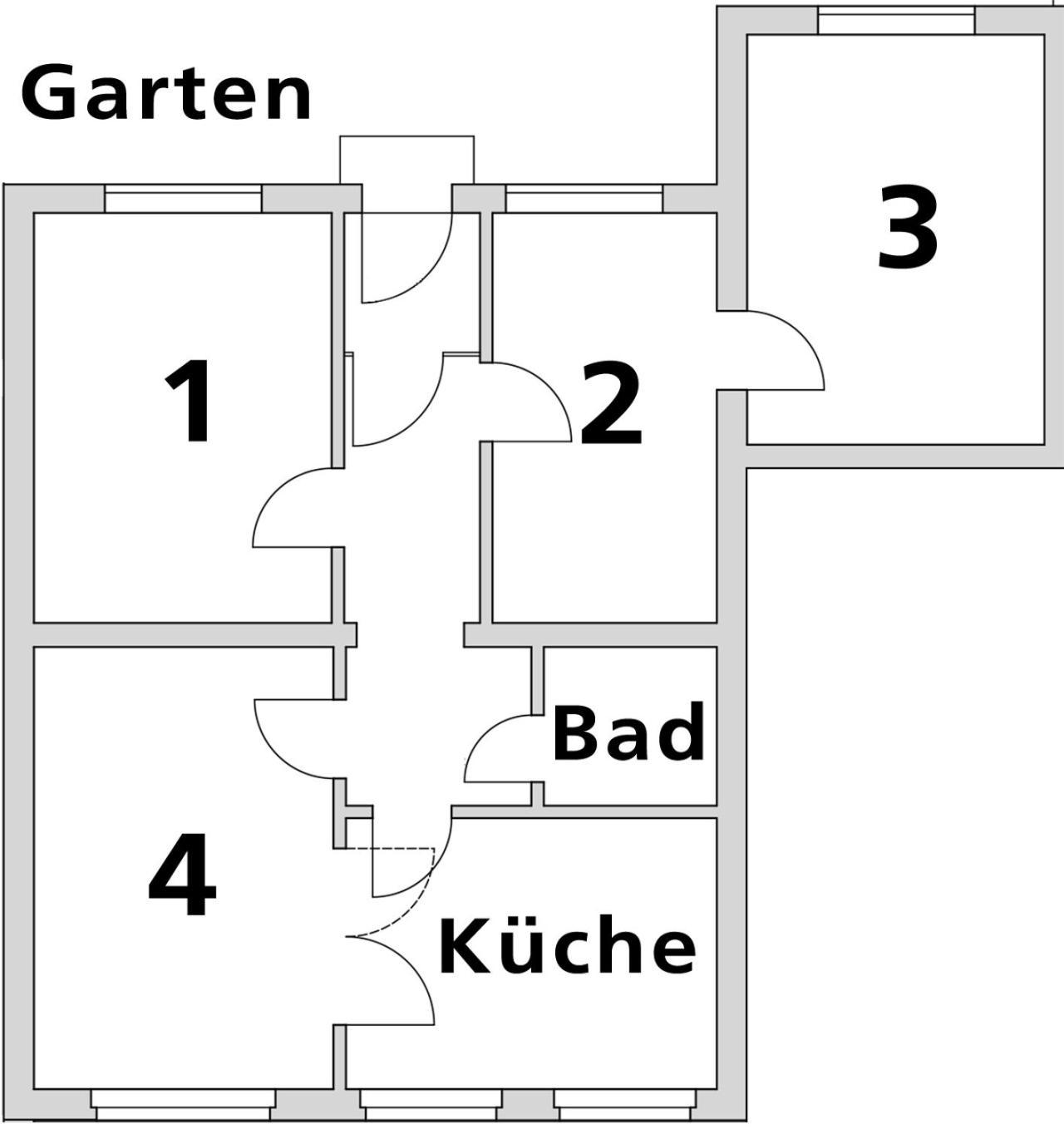 Messe-Apartment, 4 Schlafzimmer, 80 Qm, Garten - 6 Km Zur Messe, Verkehrsguenstig, Ruhig, Parkplaetze Neurenberg Buitenkant foto